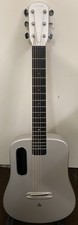 Lava Me AIR Electro-Acoustic Carbon Fibre Guitar Silver (VGC, FREE UK POSTAGE)