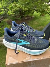 Size 10 - Brooks Ghost 17 Peacoat Lime Blue Size 10