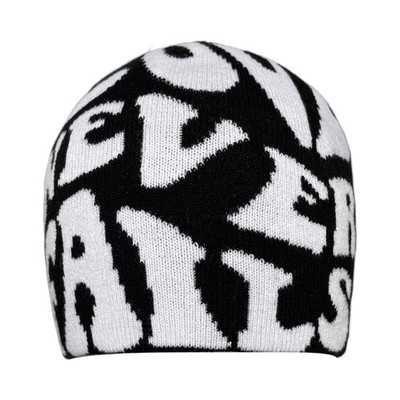 Slouchy Cotton Beanies Winter Warm Skull Cap Knitted Beanie Y2k Accessories