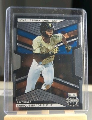 2023 Elite Extra Edition Aspirations Die-Cut /49 Enrique Bradfield Jr  #ABAL
