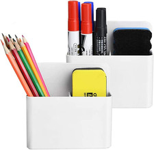 Magnetic Dry Erase Marker Holder,Pen and Eraser Holder for Whiteboard Magnet Pen