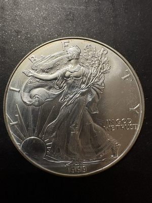 #ad #ad 1999 1 oz American Silver Eagle Coin One Troy oz .999 Bullion Actual Coin $109.99