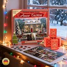 Adventskalender Knobelspiele Weihnachten Puzzle Kinder Erwachsene 24 Tage Xmas