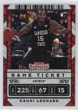 2020 Contenders Draft Picks Game Ticket Green Explosion Kawhi Leonard #18 0bn8