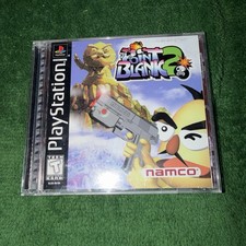 Point Blank 2 (Sony PlayStation 1, 1999) CIB Complete With Reg Registration Card