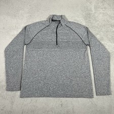 Rhone 1/4 Zip Pullover Sweatshirt Mens XL Gray Athletic Performance Top Training