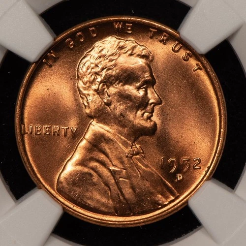 Photo of a 1952-D Lincoln Wheat Cent from an eBay listing that sold on Jul 22, 2026