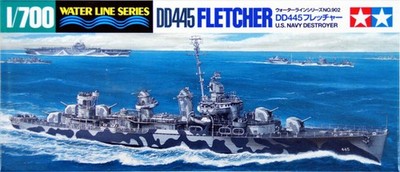 Tamiya 31902 US Destroyer Fletcher DD-445 1/700 Scale Plastic Model Kit
