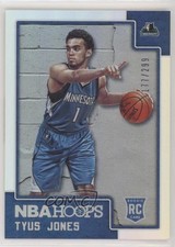 2015-16 Panini NBA Hoops Rookies Silver 177/299 Tyus Jones #293 Rookie RC 00am