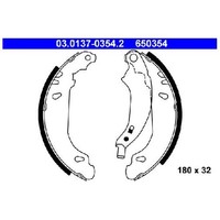 2X Bremsbackensatz Hinten FüR Peugeot 206 2A 1.1 1.4 1.6 1.9 98 Bis 09 ATE Neu
