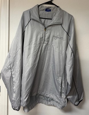 Vintage Reebok Wynn Las Vegas Golf 1/4 Quarter Zip Windbreaker XL Silver/Grey