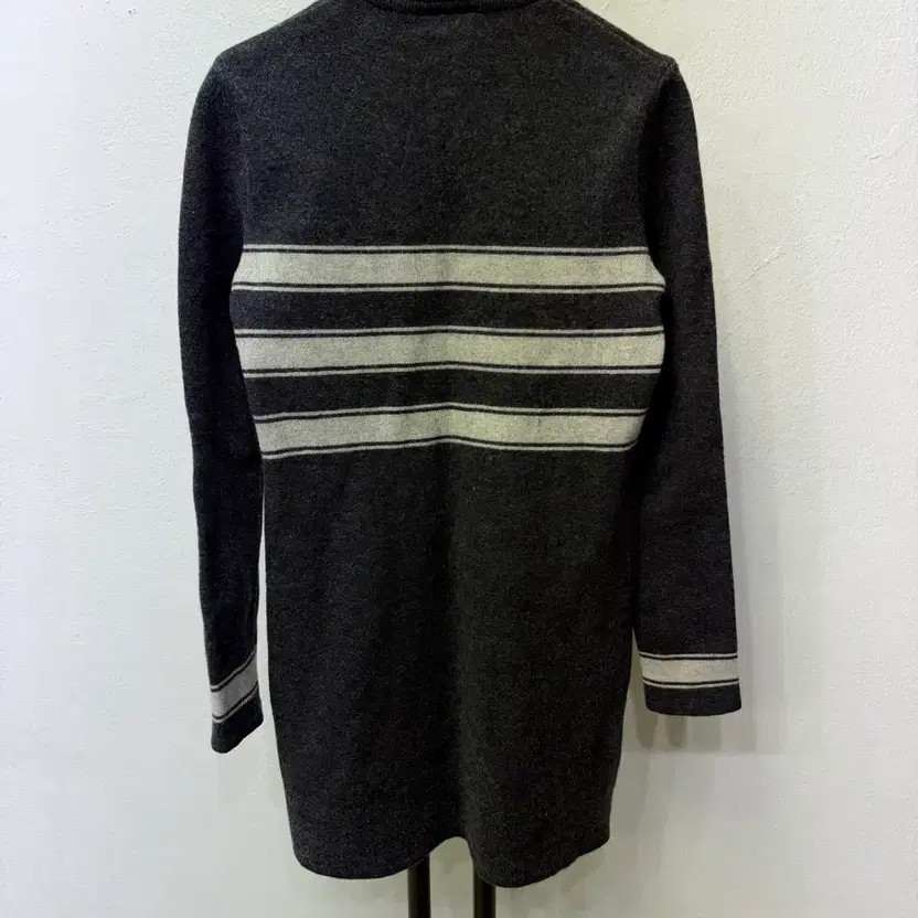 Lacoste Women's Striped Wool Knit Sweater - Size 34 thumbnail 2