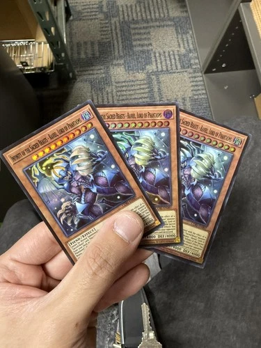 3X Infinity of the Sacred Beasts - Raviel, Lord of Phantasms Super Rare  - product listing photo