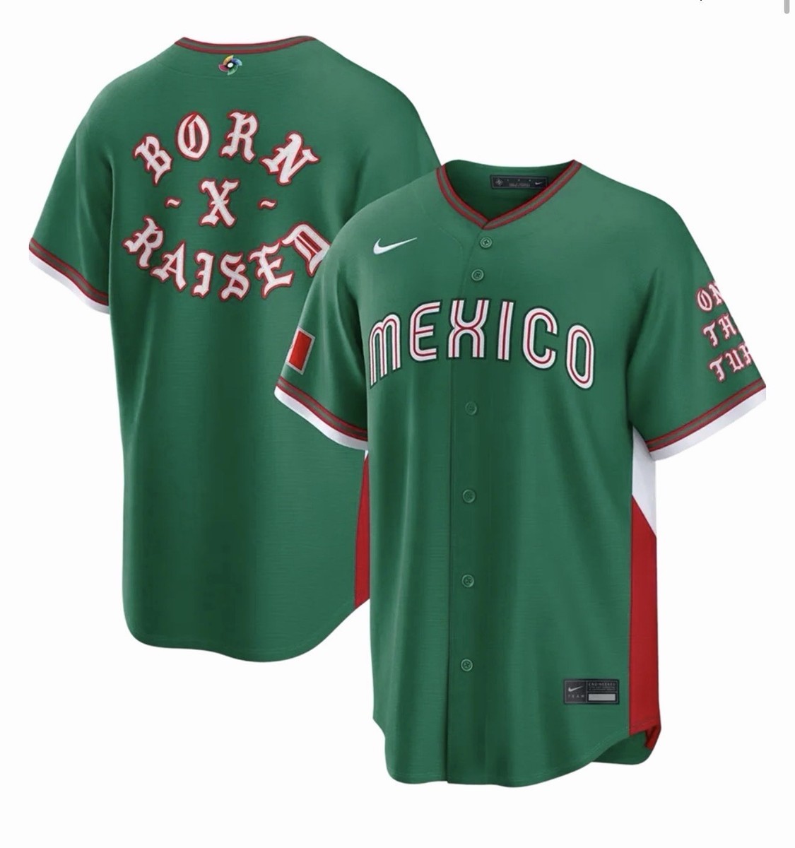 WBC Mexico Nike born x raised ユニフォーム Nike Mexico Born x Raised 2026 World Baseball Classic Jersey Men's