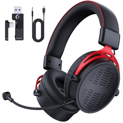 Gaming Headset &lt20ms Ultra Low Latency 2.4G USB/Type-c Adapter/Bluetooth