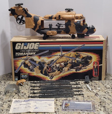 Tomahawk 1986 G.I. JOE COBRA Unbroken COMPLETE w BOX Instructs Pilot MIC FC