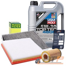 INSPEKTIONSPAKET+5l LIQUI MOLY F&Uuml;R CHEVROLET OPEL ASTRA J CASCADA ZAFIRA 1.4 1.6