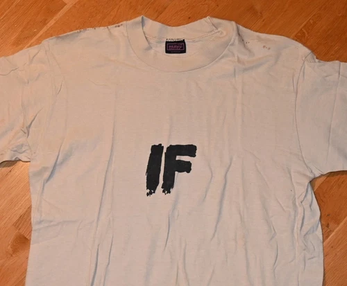 IF The Band Rare! Prog-Rock Jazz concert tour t 1970s vintage concert t-shirt, vintage, single stitch, B+ condition