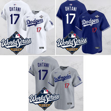 Men's Dodgers 17 Shohei Ohtani 2025 World Series Jersey All Stitched