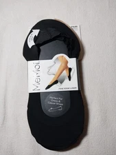 MeMoi Fine Edge Silicone Heel Black Shoe Liner 5-Pack Non Slip Grip