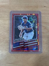 2026 Panini Mulivai Levu USA Stars & Striipes Baseball Prizm Red Pandora /39