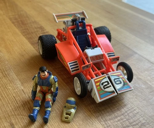 Vintage Kenner 1986 Mask M.A.S.K. FIREFLY Julio Lopez and paperwork