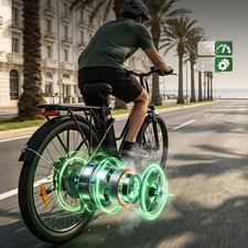 26 Zoll E-Bike Pedelec Elektrofahrrad Herren Damen Cityräder 36V 15Ah E-Fahrrad