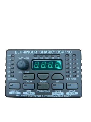 Behringer DSP110 Shark Feedback Destroyer ohne Netzteil inkl. (bitte lesen)