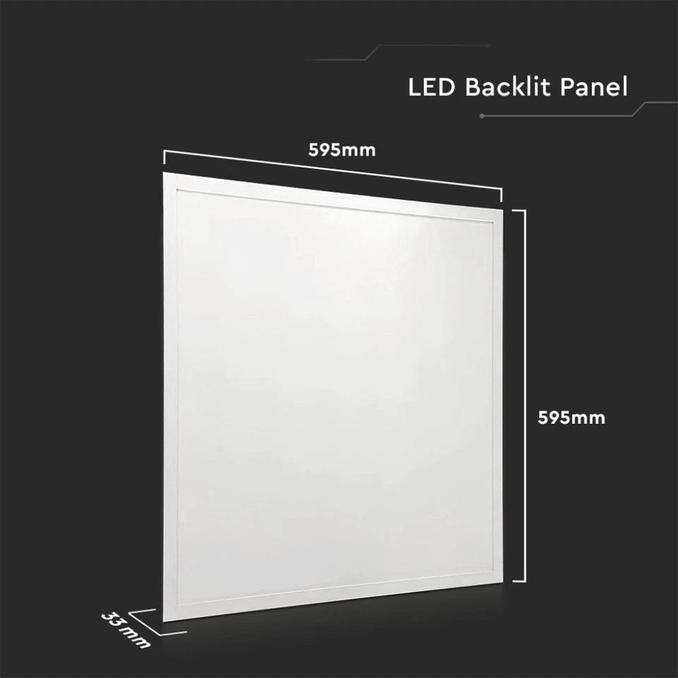 Lampada pannello led 60x60  plafoniera ad incasso luce 4000 4500k 6500-7000k - Immagine 3 di 4