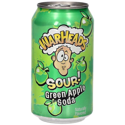 Warheads Sour Green Apple Soda 330ml Dose incl. 0,25 EUR Pfand