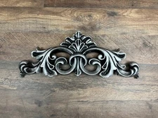 Fleur de lis Wall Topper Pediment, Over Door Wall Fleurs Royal King Queen NEW