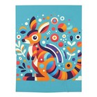 Baby Toddler Blanket Bright and Colorful Kangaroo Childlike Design 11 Gift 30x40