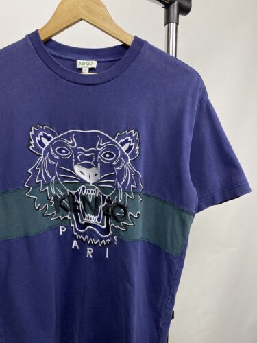 Kenzo Paris T Shirt Men Embroidered Logo Size S - Picture 2 of 5