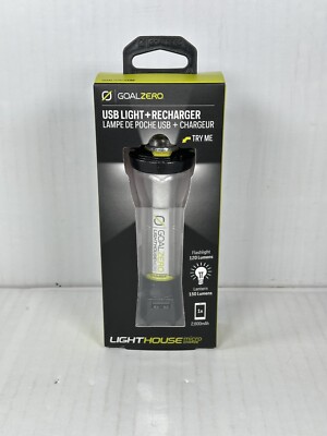 Goal Zero USB LIGHTHOUSE Micro FLASH Rechargeable Lantern + Flashlight NEW