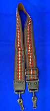 Vintage 70s 2" Wide Woven Geometric Hippie SLR Camera Neck Strap Adjustable