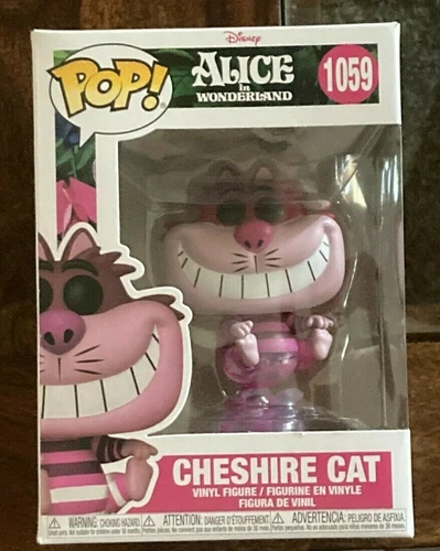 DISNEY'S ALICE IN WONDERLAND FUNKO POP CHESHIRE CAT WITH TRANSLUCENT TAIL #1059