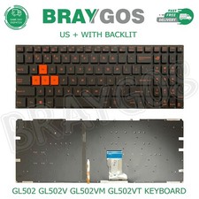 Teclado para computadora portátil Asus Rog Strix GL502 GL502V GL502VM GL502VT EE. UU. + retroiluminación