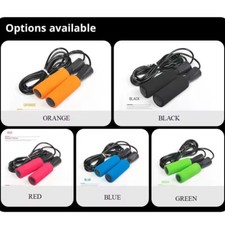 Corda Salto in Acciaio e PVC Allenamento Saltare Fit Boxe Pugilato Vari Colori