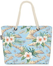 Borsa VOID isole hawaiane ibisco fantasia floreale isola hawaiana