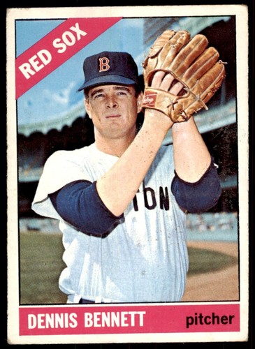 1966 TOPPS DENNIS BENNETT BOSTON RED SOX #491 | eBay