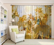 3D Religious Painting ZHUA2213 Photo Curtain Window Blockout Fabric Amy 2023