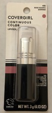 CoverGirl Continuous Color Lipstick, Rose Quartz, 0.3 oz