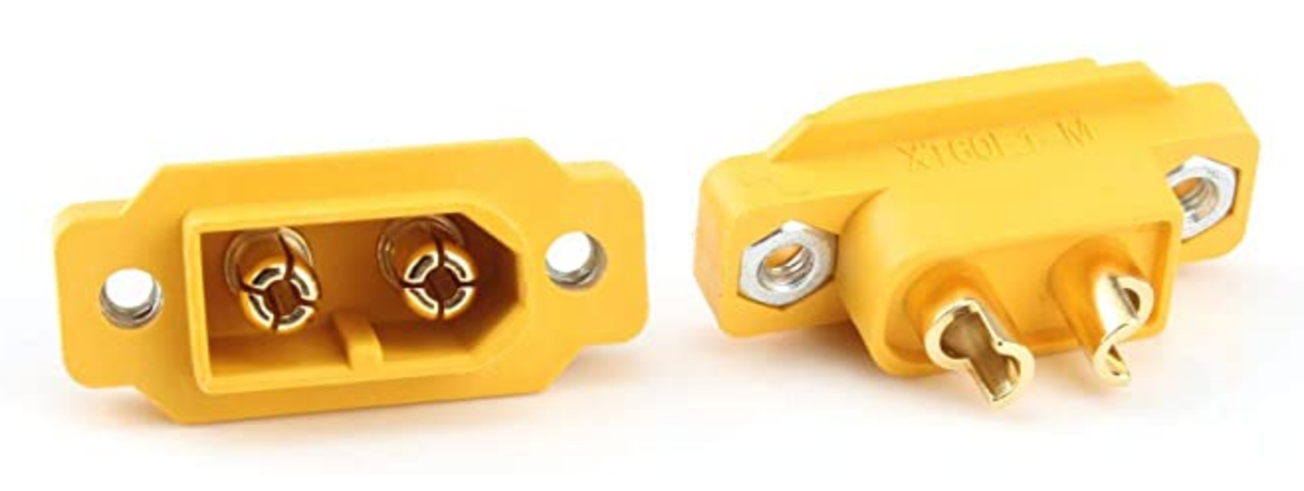 10 Paar XT60 Stecker – Goldkontakte, 60A, Mit Innensechskantschrauben Für Modellbau & Drohnen
