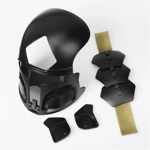 Star Wars Mandalorian Shield Cosplay Mask New For Fast Maritime Tactical Helmet - Bild 2 von 16