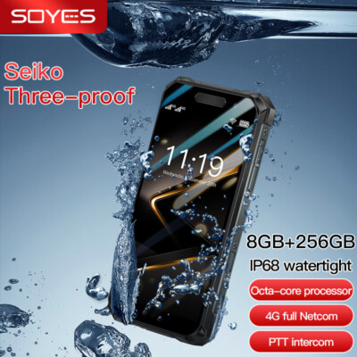 SOYES 3.5'' Phone S10 MAXO 4G LTE MINI Android Rugged Mobile Walkie Talkie PTT