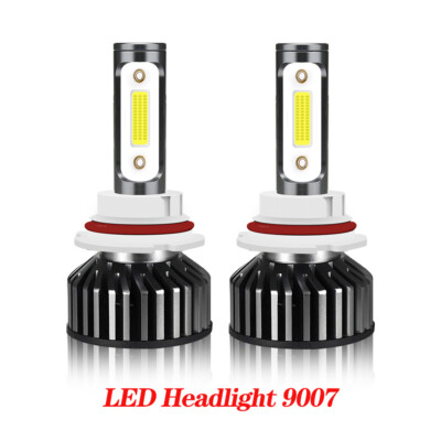 9007 LED Headlight 6K White Bulbs for Dodge Ram 1500 2500 3500 2003-2005