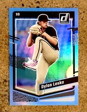 2023 Panini Donruss Baseball Carolina Blue Dylan Lesko #143 San Diego Padres