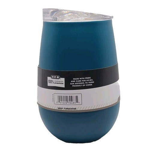 Kodi Weinbecher doppelwandig von HEB - 12 FL OZ (355ml) - türkis und schwarz - 2er-Packung - Bild 6 von 10