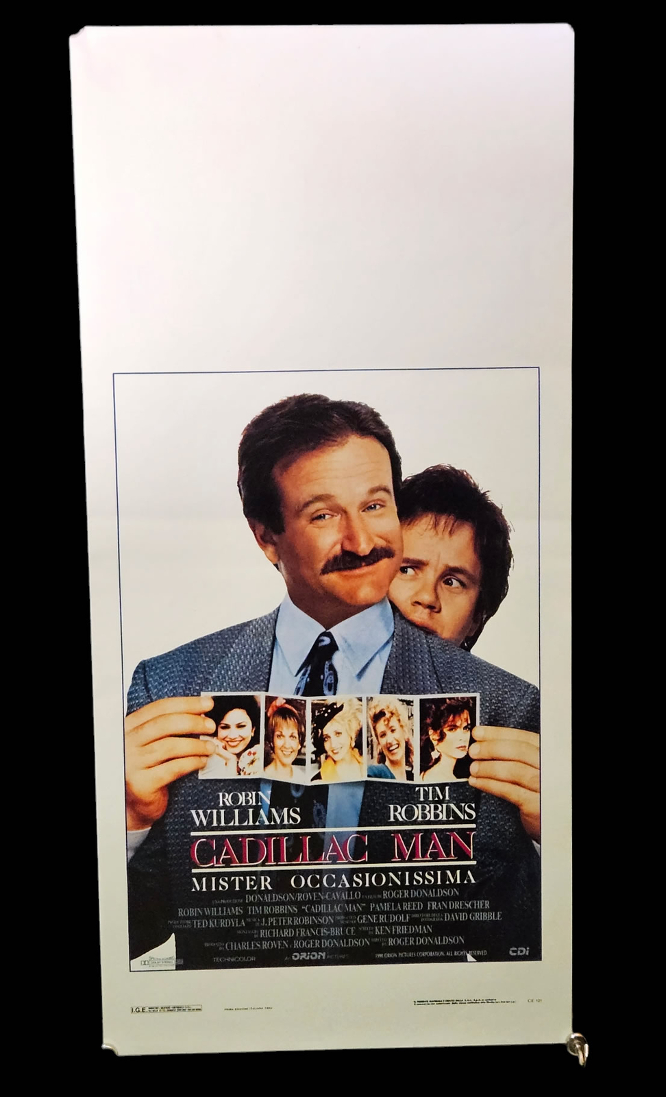 Locandina originale film Cadillac Man - Mister occasionissima (1990) - Regia di Roger Donaldson