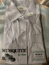 Mesquite Mens Vintage Pearl Snap Up Cowboy Rodeo Weatern Shirt USA Made 16.5